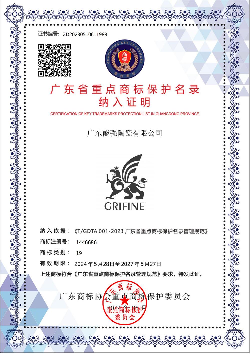 廣東省重點商標(biāo)